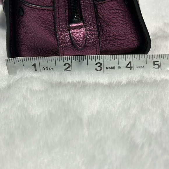 HP๐๐๐NWOT Coach Mercer Satchel 24 Metallic Stud Purse Star Rivets - Picture 4 of 16